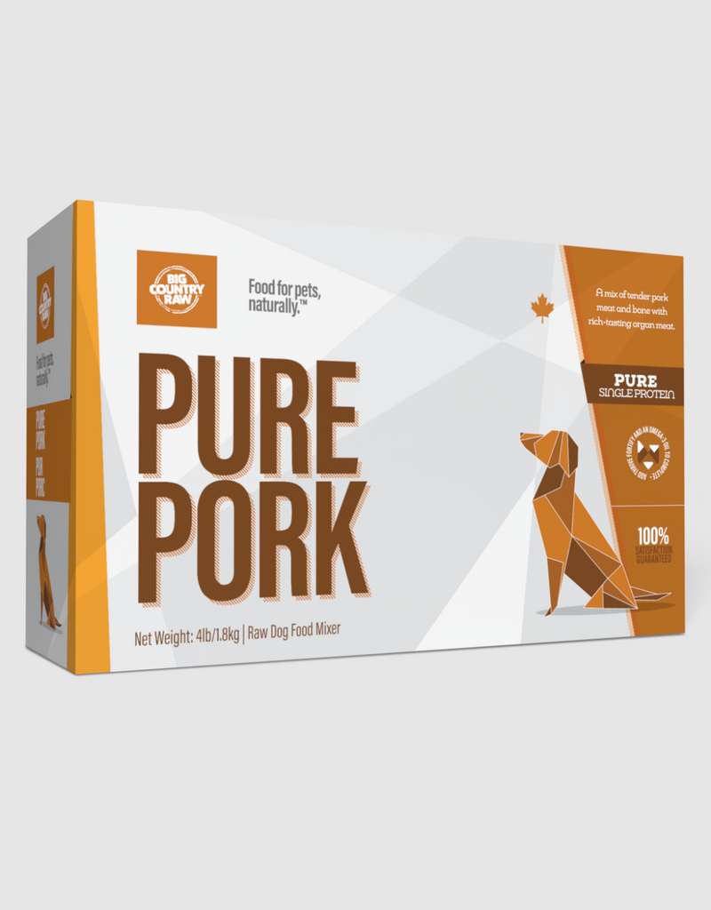 Big Country Raw Big Country Raw Pure Pork Carton 4lb