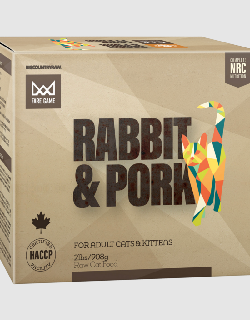 Big Country Raw Big Country Raw Fare Game Rabbit and Pork - 2 lb