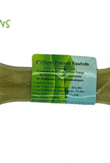 Nature's Own Dog Chews Bulk - Pressed Buffalo Rawhide Bone 6″ - 1pc.