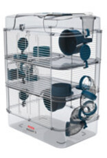 Zolux Zolux Rody3 Trio Hamster Cage - 3-story - Blue - 16.14 x 10.62 x 20.86 in