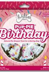 Lazy Dog Lazy Dog The Original 6" Pup-Pie - Happy Birhtday - Pink