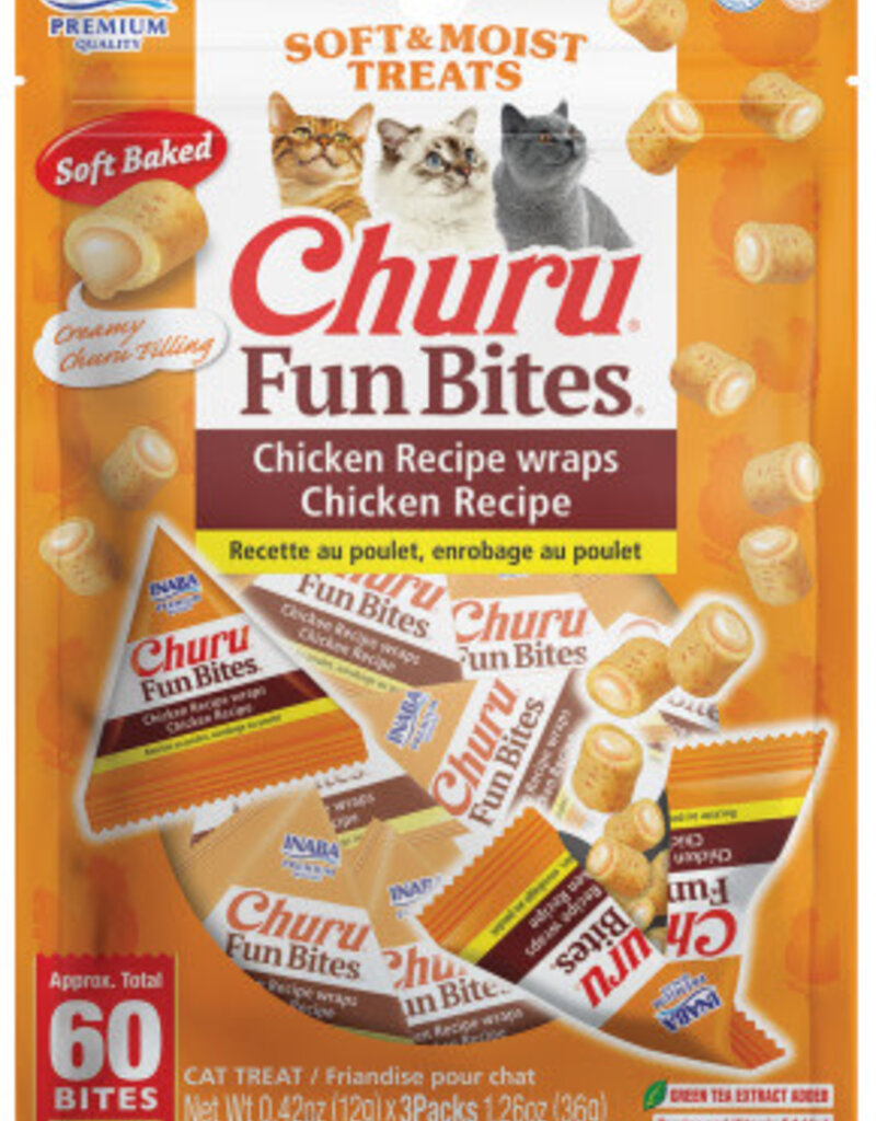 Inaba Inaba Cat Churu Fun Bites Chicken Wraps - Chicken Recipe 36g