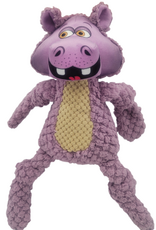 Happy Tails Happy Tails Woolies Plush 13" Hippo Dog Toy