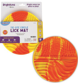 Brightkins Brightkins Lick Mat - Tie Dye Circle