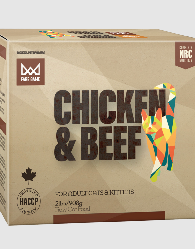 Big Country Raw Big Country Raw Fare Game Chicken and Beef - 2 lb