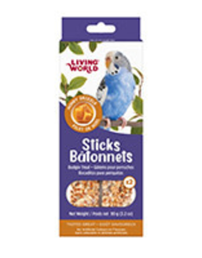 Living World Sticks - Budgie Treat - Honey Drizzle - 2 pieces - 90 g (3.2 oz)