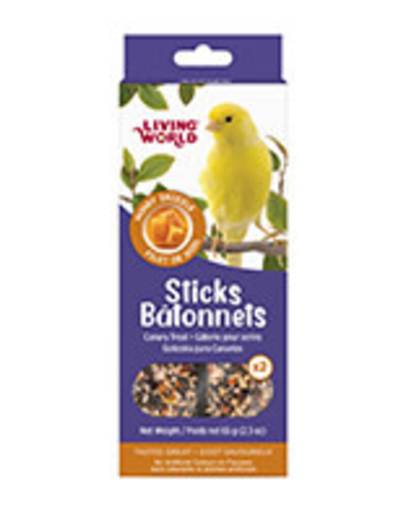 Living World Sticks - Canary Treat - Honey Drizzle - 2 pieces - 65 g (2.3 oz)