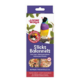 Living World Sticks - Finch Treat - Fruit Melody - 2 pieces - 60 g (2.1 oz)