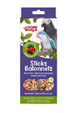 Living World Sticks - Parrot Treat - Veggie Patch - 2 pieces - 90 g (3.2 oz)