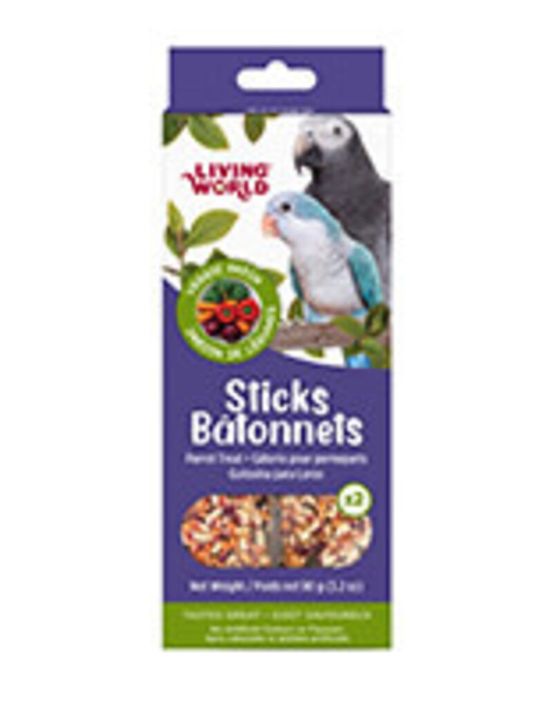 Living World Sticks - Parrot Treat - Veggie Patch - 2 pieces - 90 g (3.2 oz)