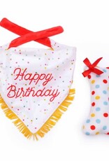 Zippy Paws Zippy Paws Birthday Bandana & Bone - 2 pk