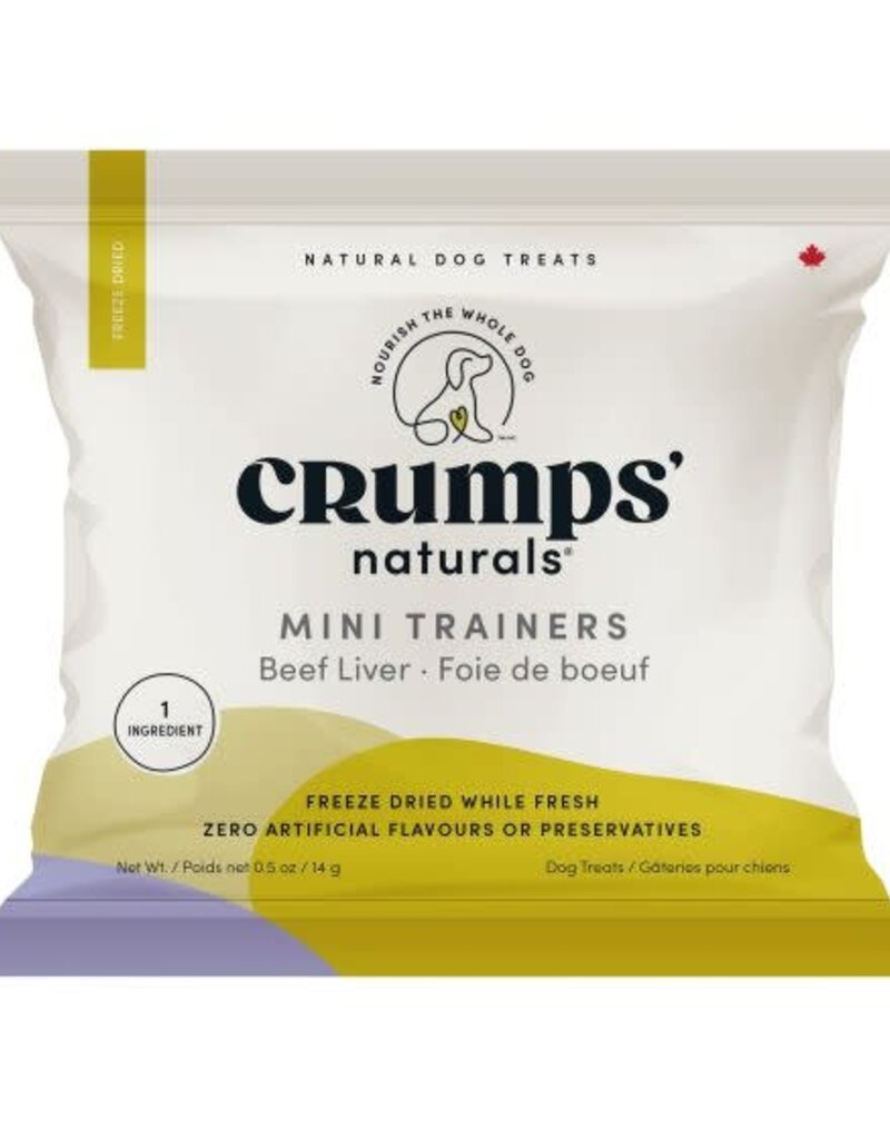 Crumps Crumps' Mini Trainers Freeze Dried Beef Liver - 14g