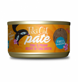 tiki Tiki Cat Grill Pâté Tuna & Prawn Recipe in Tuna Broth Wet Cat Food 2.8oz