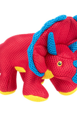 GoDog GoDog Double Chew Guard Dino Frills Red Dog Toy - Small