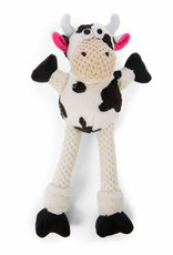 GoDog GoDog Checkers Skinny Cow Dog Toy - Medium