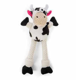GoDog GoDog Checkers Skinny Cow Dog Toy - Medium