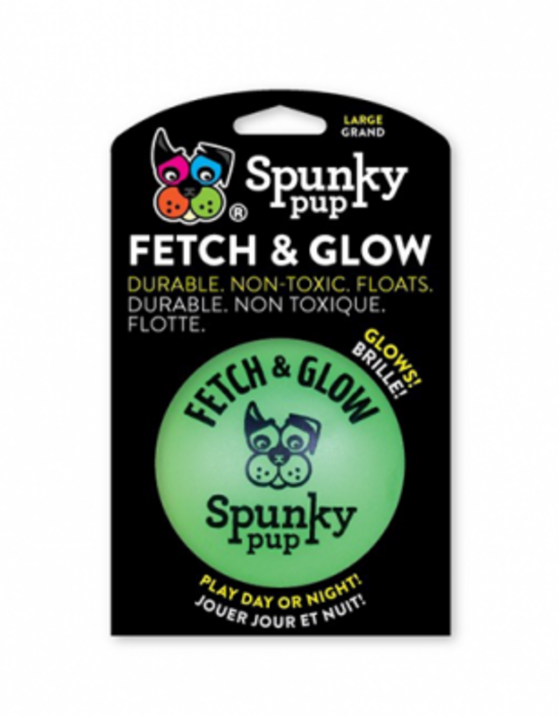 Spunky Pup Spunky Pup Fetch & Glow Ball Dog Toy - Large