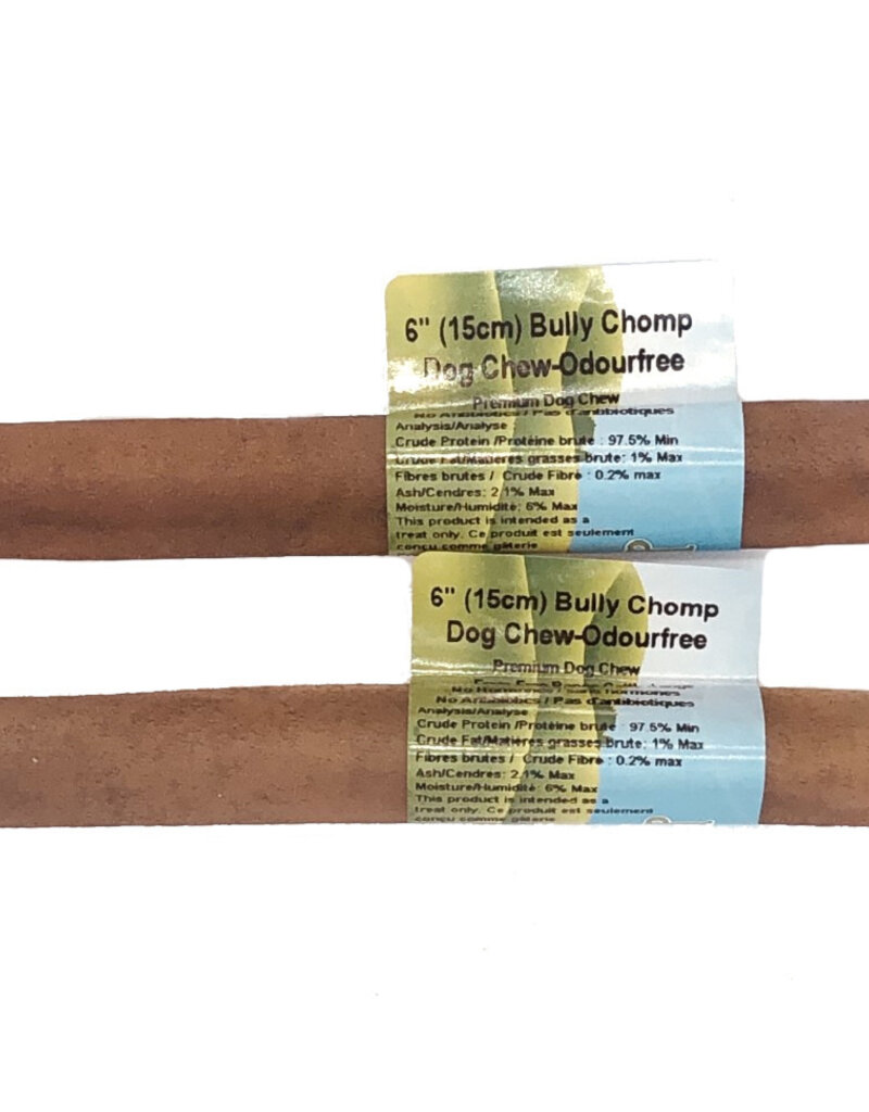 Nature's Own Dog Chews Bulk - Bully Chomp 6"