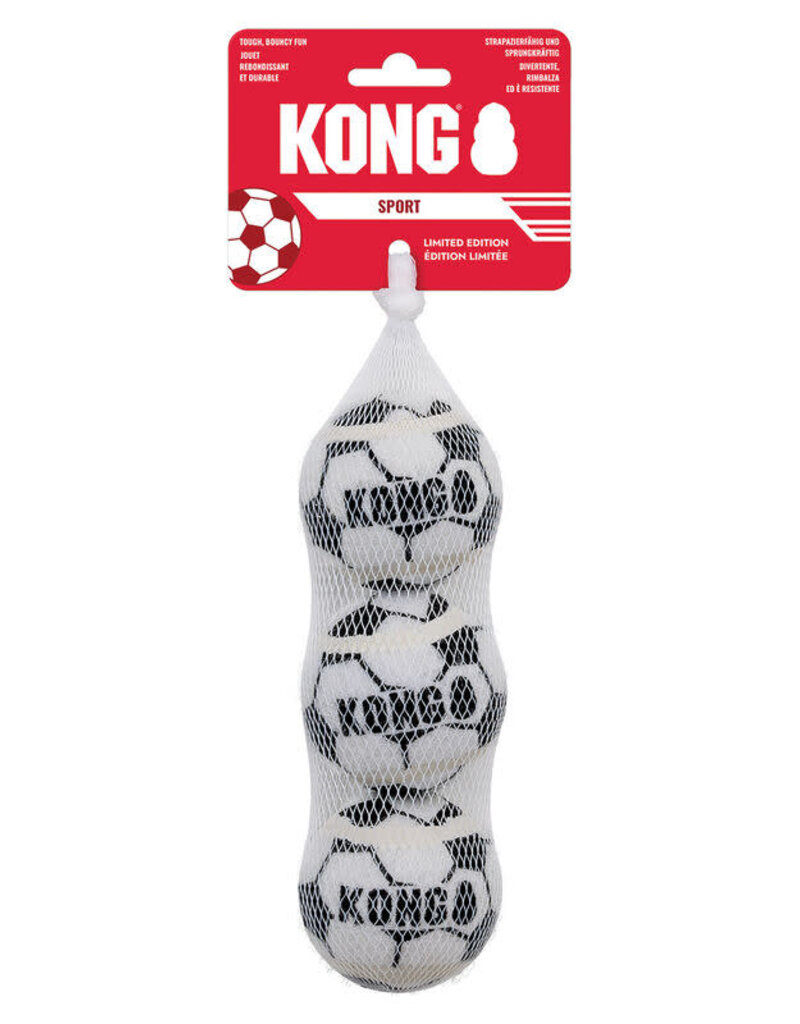 Kong Kong Sport Balls Soccer - Medium - 3 pack