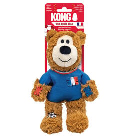 Kong Kong Wild Knots Soccer - France Bear - Medium