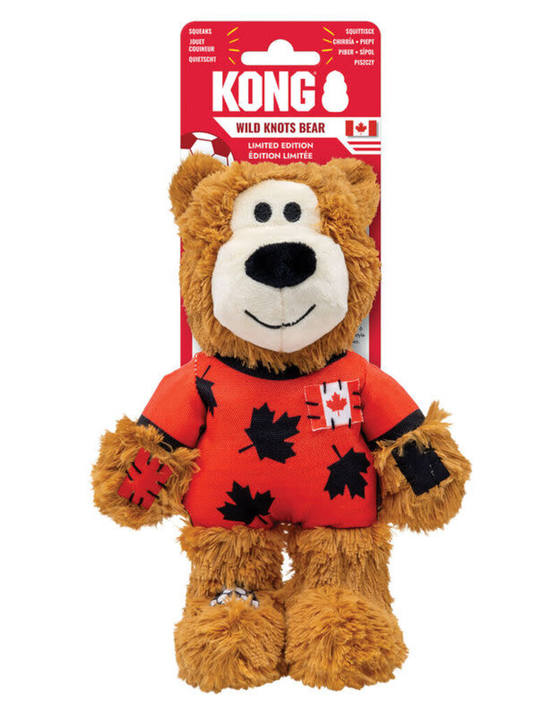 Kong Kong Wild Knots Soccer - Canada Bear - Medium