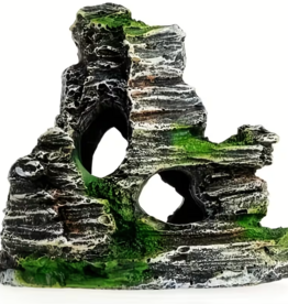 Temu Aquarium Ornament - Moss Rockery with Cave