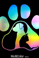 Temu Multi Coloured Car Sticker - Animal Lover (Dog/Cat) - 1pc.