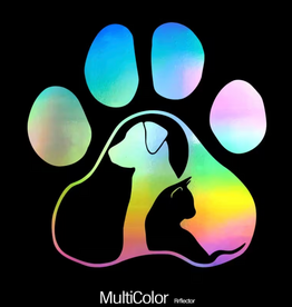 Temu Multi Coloured Car Sticker - Animal Lover (Dog/Cat) - 1pc.