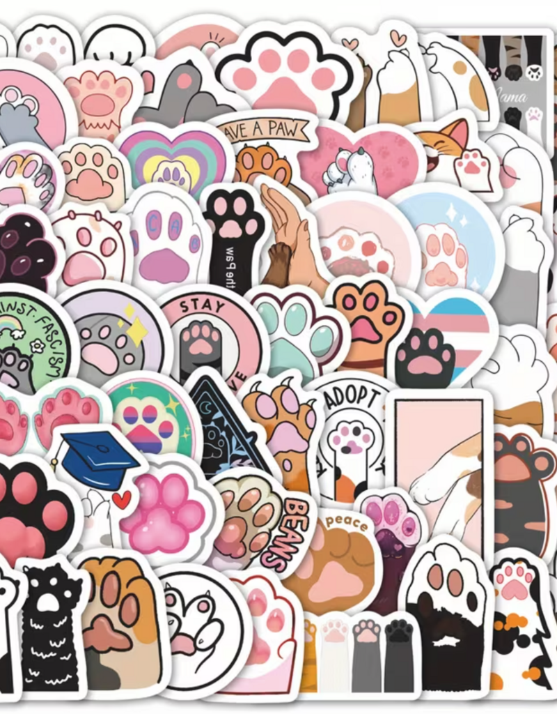 Temu Assorted Pet Stickers - 1pc.
