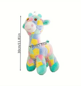 Temu Colourful Plush Dog Toy - Deer 1pc