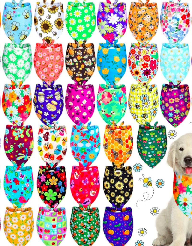 Temu Assorted Dog Bandanas - 1pc