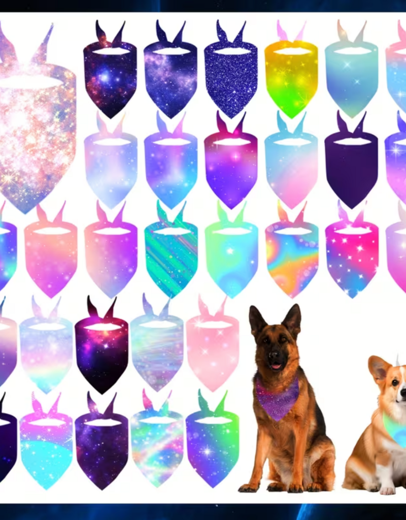 Temu Assorted Dog Bandanas - 1pc
