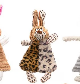 Temu Squeaky Plush Dog Toy with Crinkle - Assorted Animals 1pc
