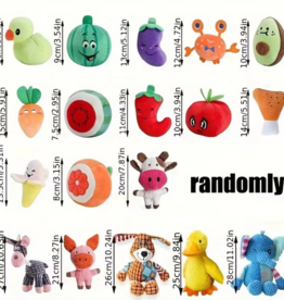Temu Assorted Plush Toys for Dogs - Small 1pc.