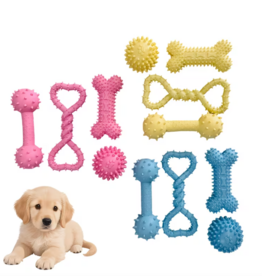 Temu Assorted Puppy Chew Toys - Assorted Colours 1pc