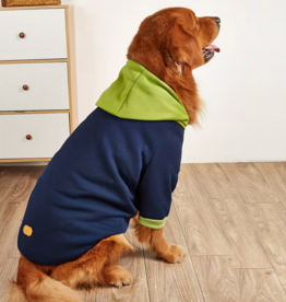 Temu Lemonage Basic Pet Hoodie - Navy - 3XL