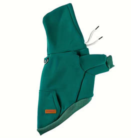 BinBin BinBin Pet Hoodie with Pocket - Teal Green - Medium