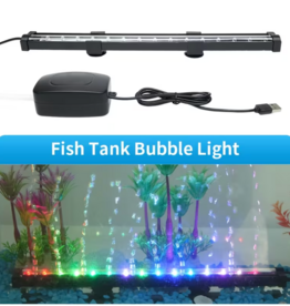 Temu Aquarium Light with Air Bubbler Pump 14in