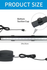 Temu Aquarium Light with Air Bubbler Pump 14in