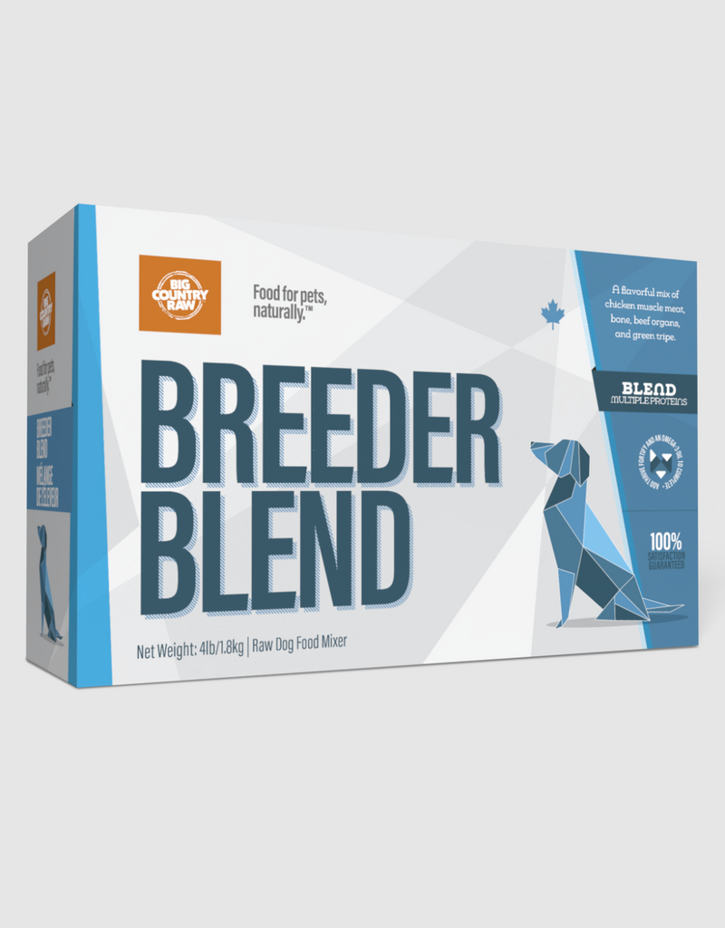 Big Country Raw Big Country Raw Breeder Blend Carton 4 lb