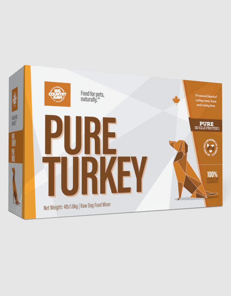 Big Country Raw Big Country Raw Pure Turkey Carton 4lb