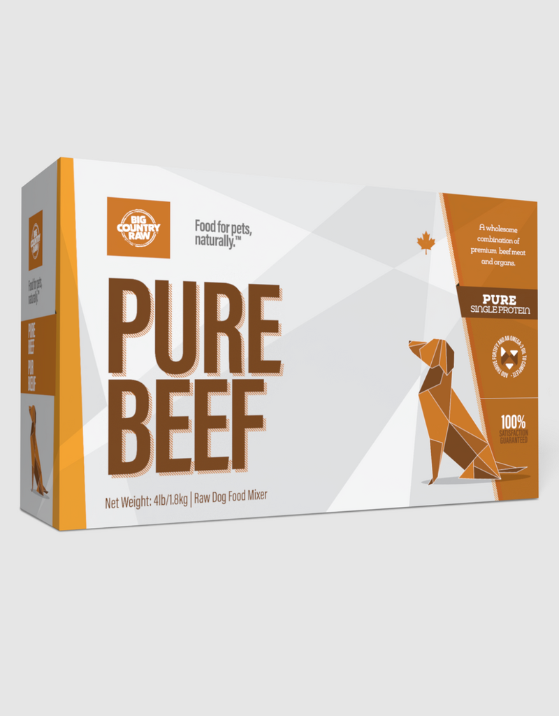 Big Country Raw Big Country Raw Pure Beef Carton 4lb