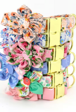 Temu Adjustable Dog Collar - Assorted Floral Patterns 1pc - XS