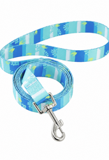 Temu Dog Leash - Cyan Pattern - LG