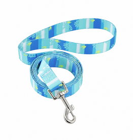 Temu Dog Leash - Cyan Pattern - LG