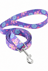 Temu Dog Leash - Violet Pattern - LG