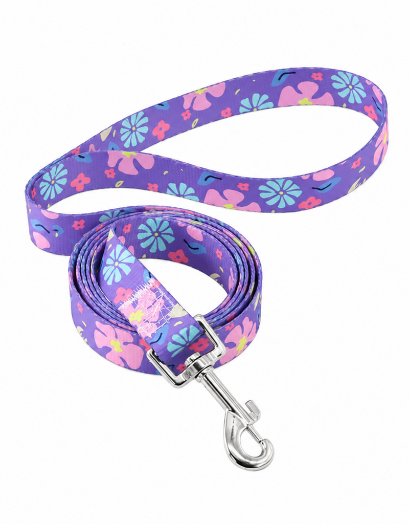 Temu Dog Leash - Violet Pattern - XS