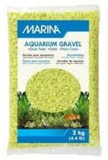 Marina Marina Lime-Green Decorative Aquarium Gravel - 2 kg (4.4 lb)