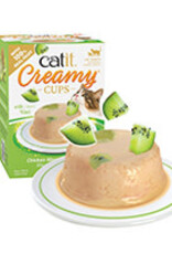 Catit Catit Creamy Cups - Chicken Mousse with Kiwi - 4 x 25g