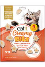 Catit Catit Creamy Bitz Soft Cat Treats - Chicken and Scallops Recipe - 4 pack - 48g (1.7 oz)